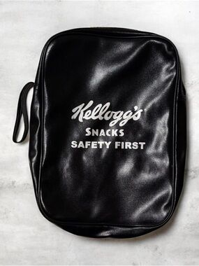 Vintage Kelloggs Safety First Promo Utility / Tech Bag Employee Award Carry All